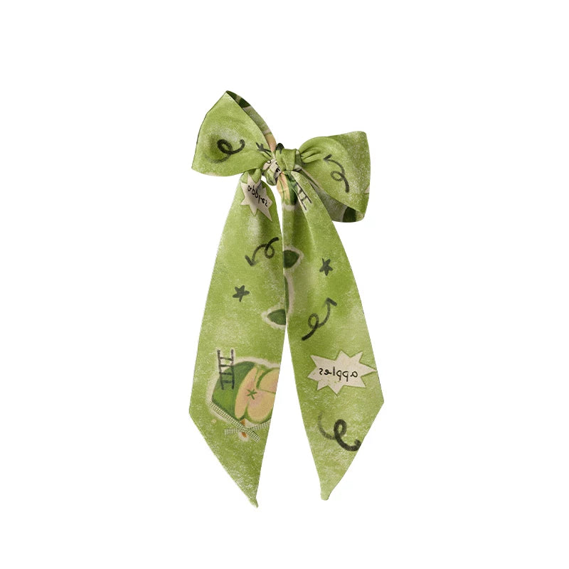 Green Apple Silk Scarf