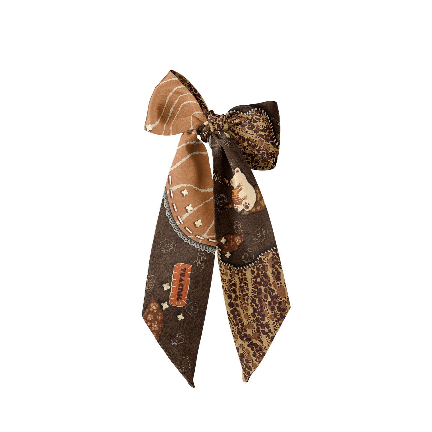 Honey Bear Silk Scarf