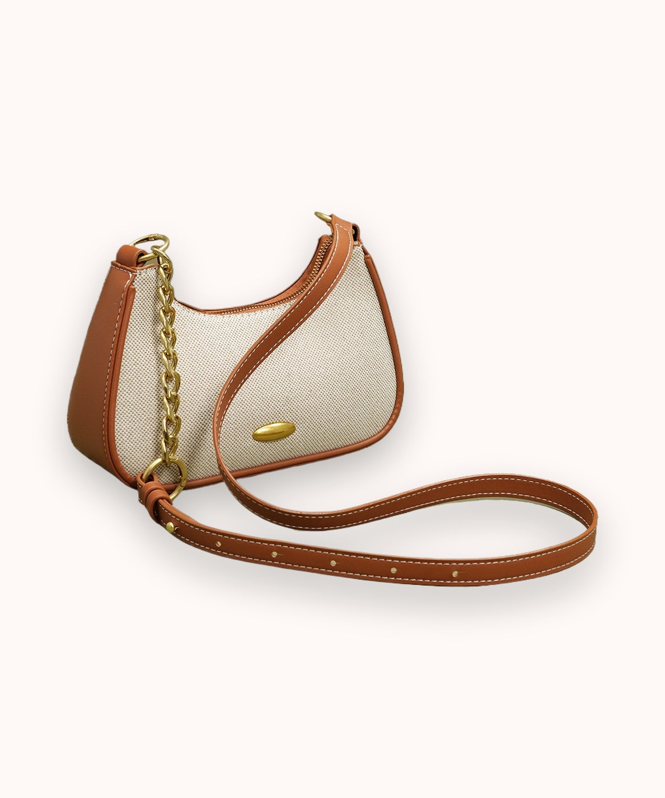Sable Canvas Shoulder Bag