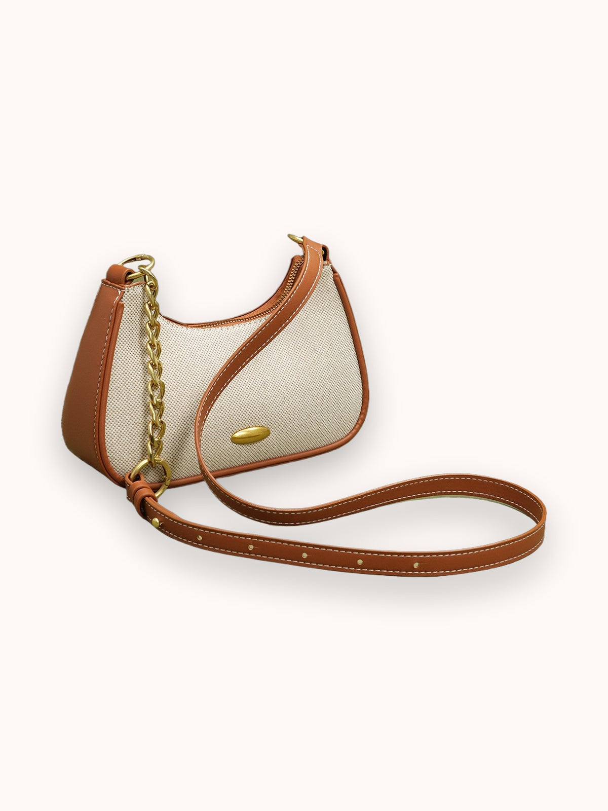 Sable Canvas Shoulder Bag