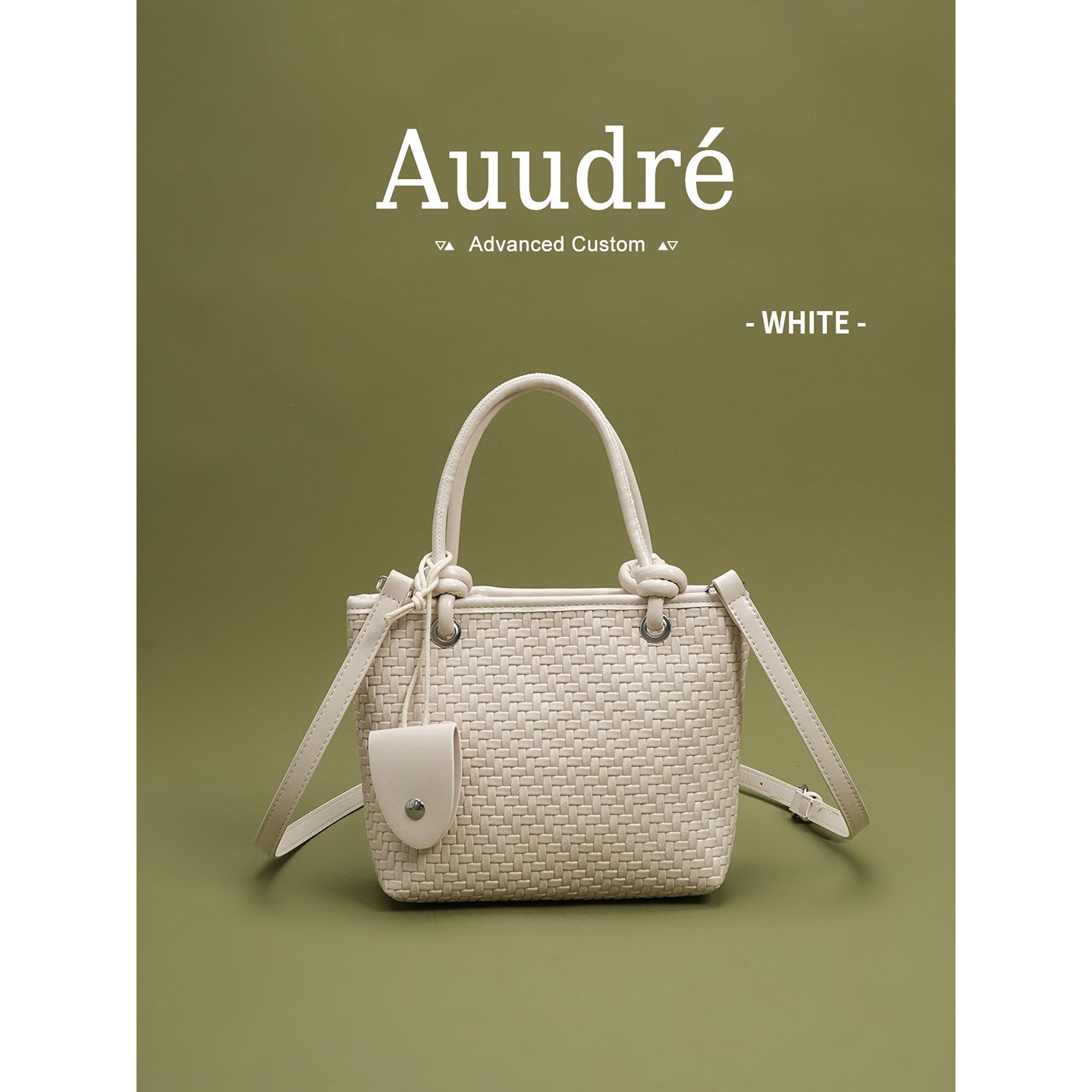 Cobble Woven Top-Handle Bag