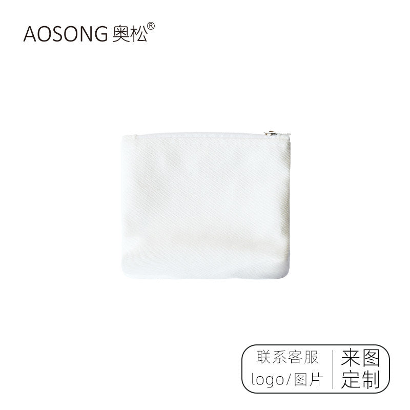 Peach Blossom Canvas Coin Purse