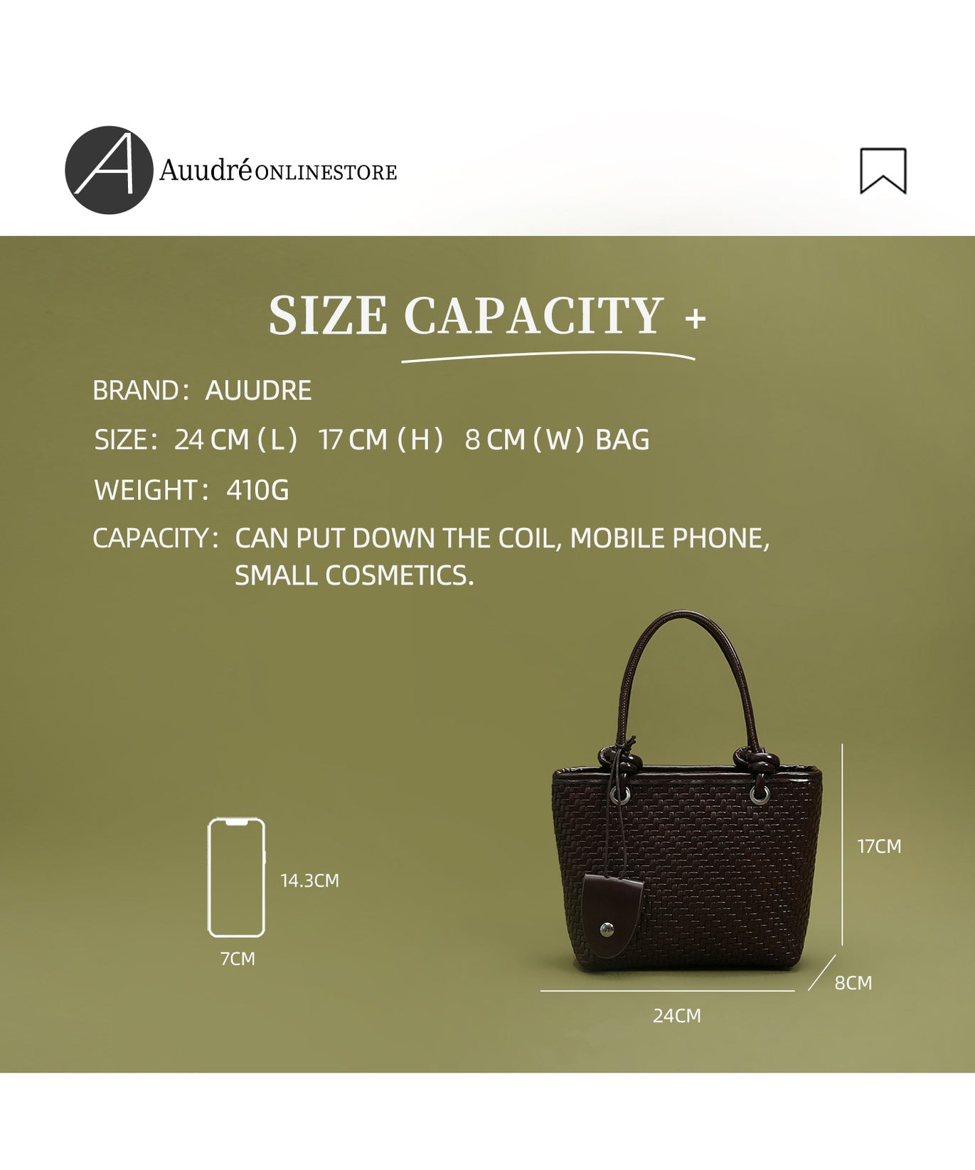 Cobble Woven Top-Handle Bag