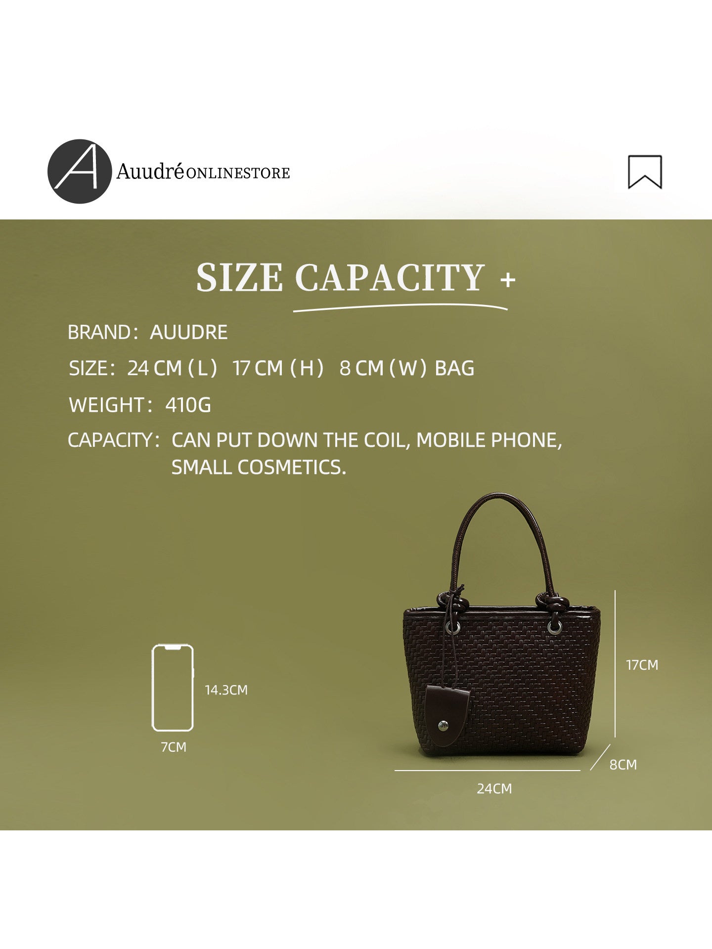 Cobble Woven Top-Handle Bag