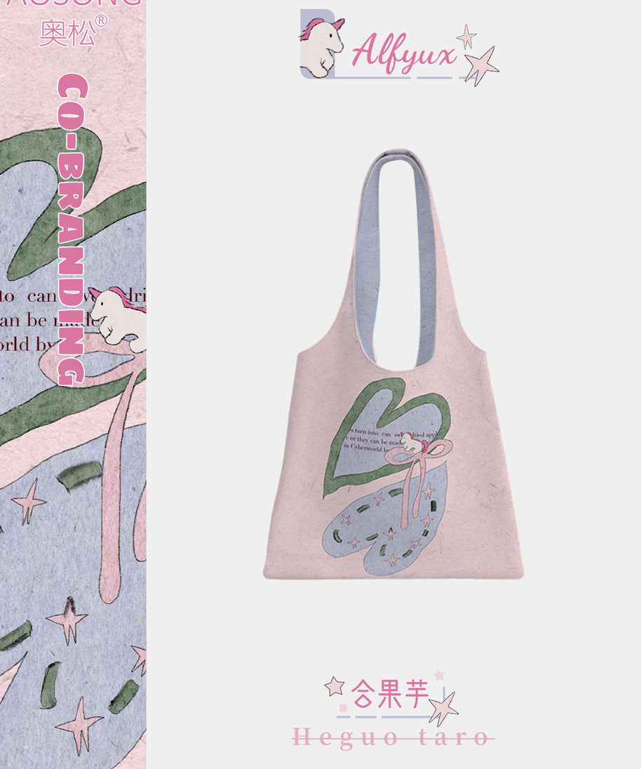 Arrowhead Leaf Canvas Shoulder Bag
