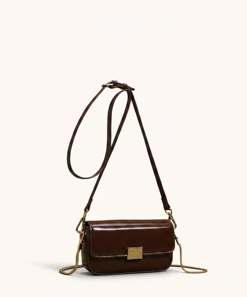 Praline Crossbody — Patent | Remove the bg with text of the products and replace the bg with image reference i give and keep the showdow of the products