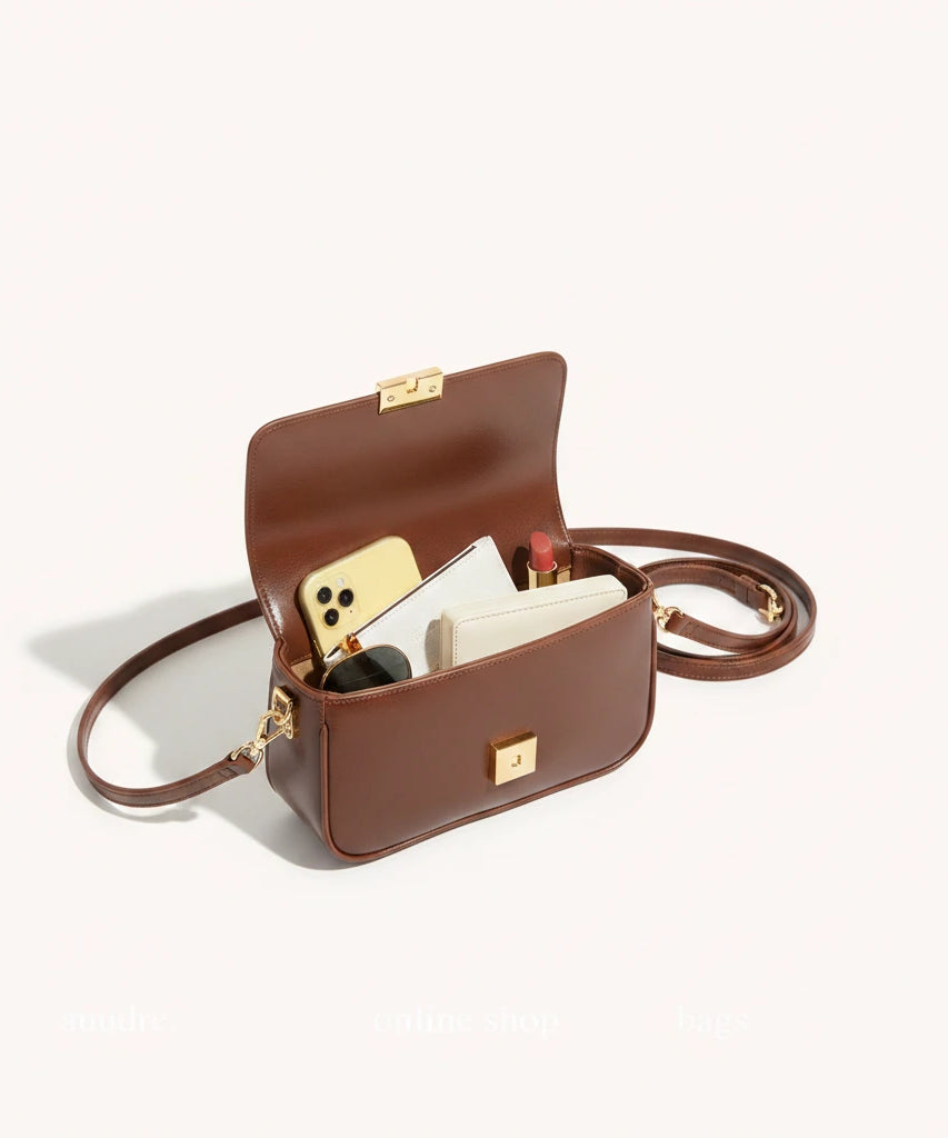 Praline Crossbody — Patent | Remove the bg with text of the products and replace the bg with image reference i give and keep the showdow of the products