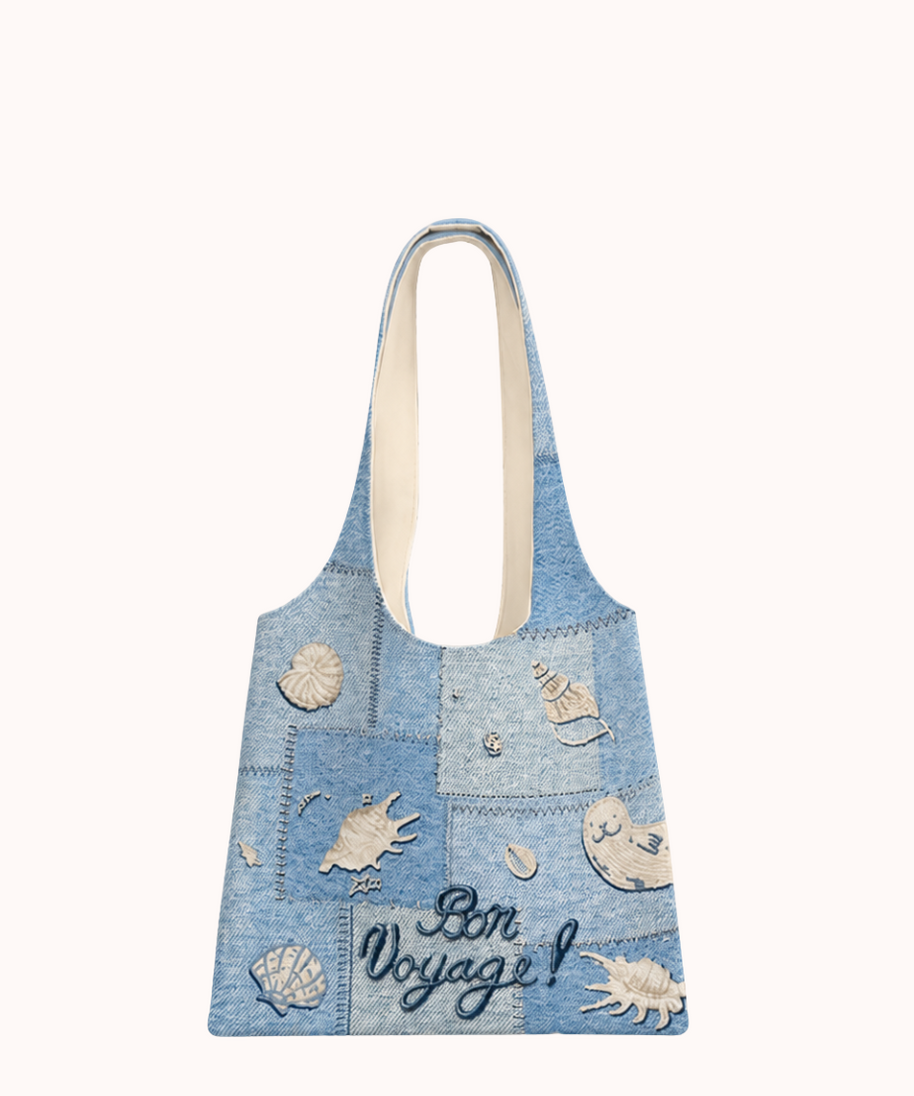 Sea Song Canvas Shoulder Bag