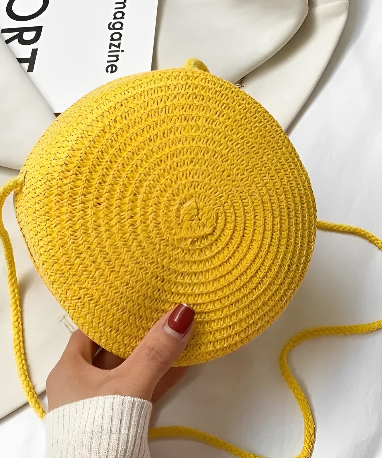 Cécile Vegan Leather Crossbody Bag