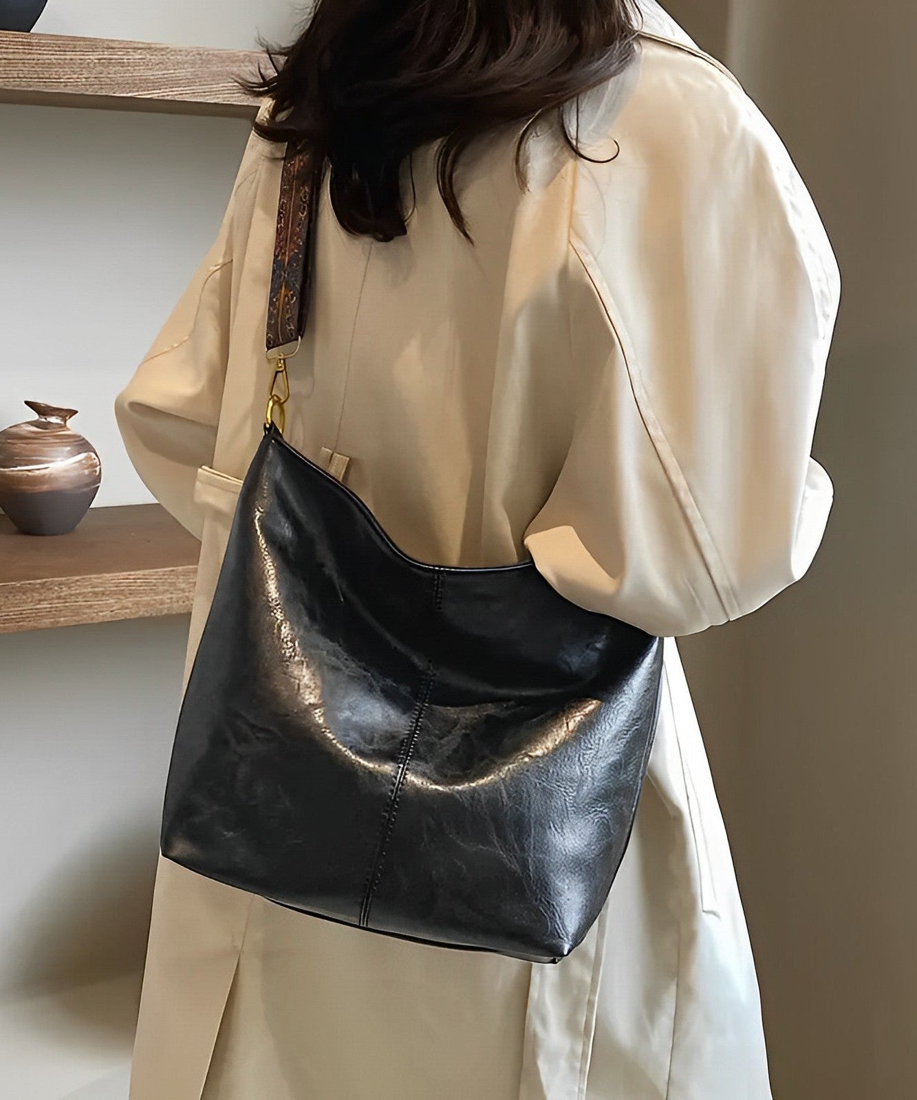 Castille Vegan Leather Crossbody Bag