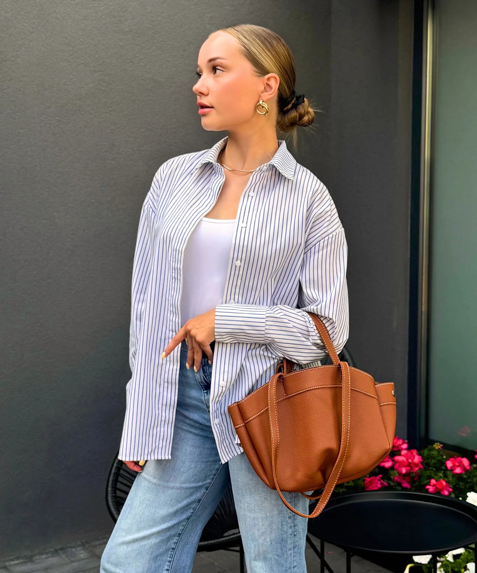 Adoria Vegan Leather Tote Bag