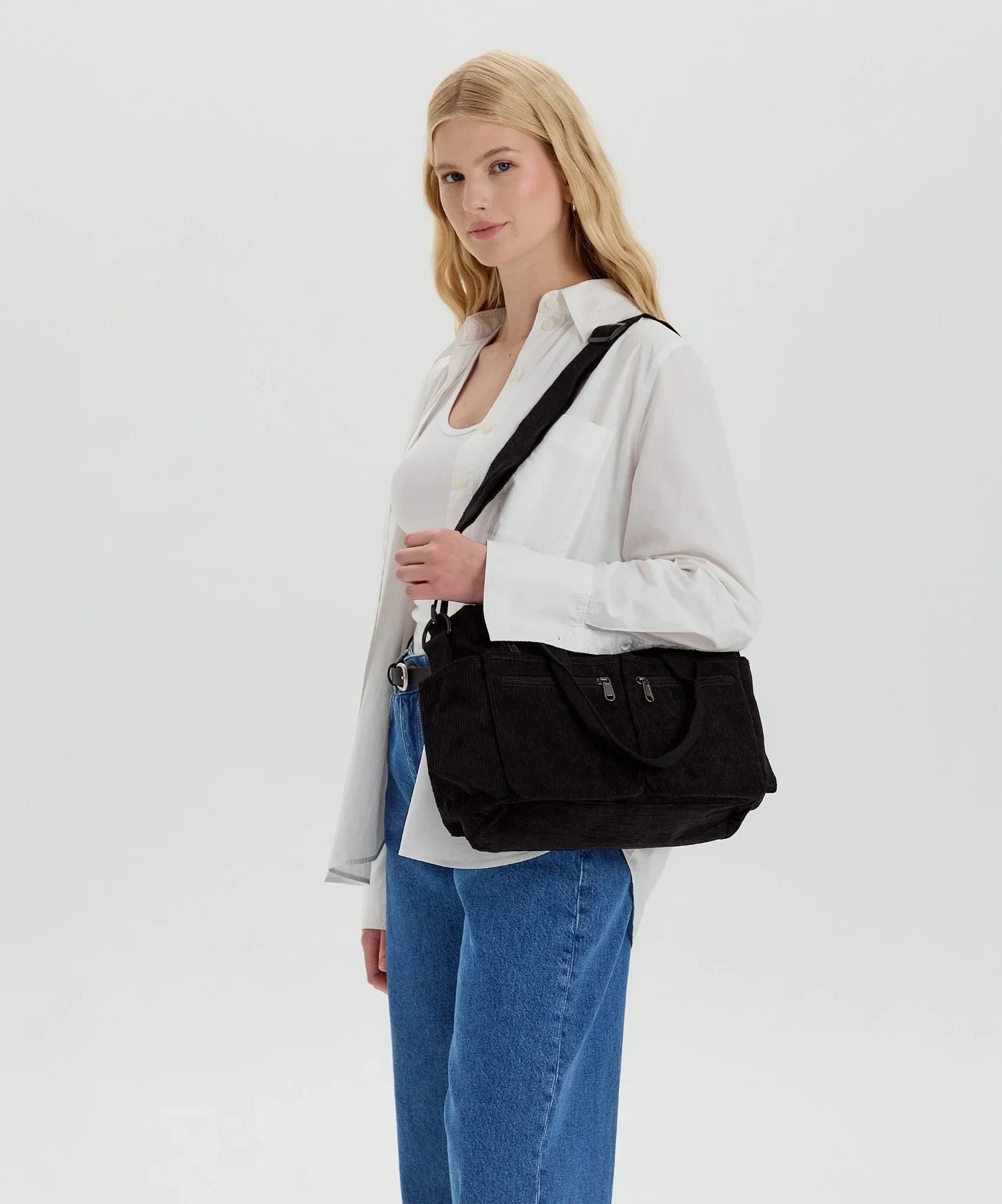 Kanna Vegan Leather Crossbody Bag