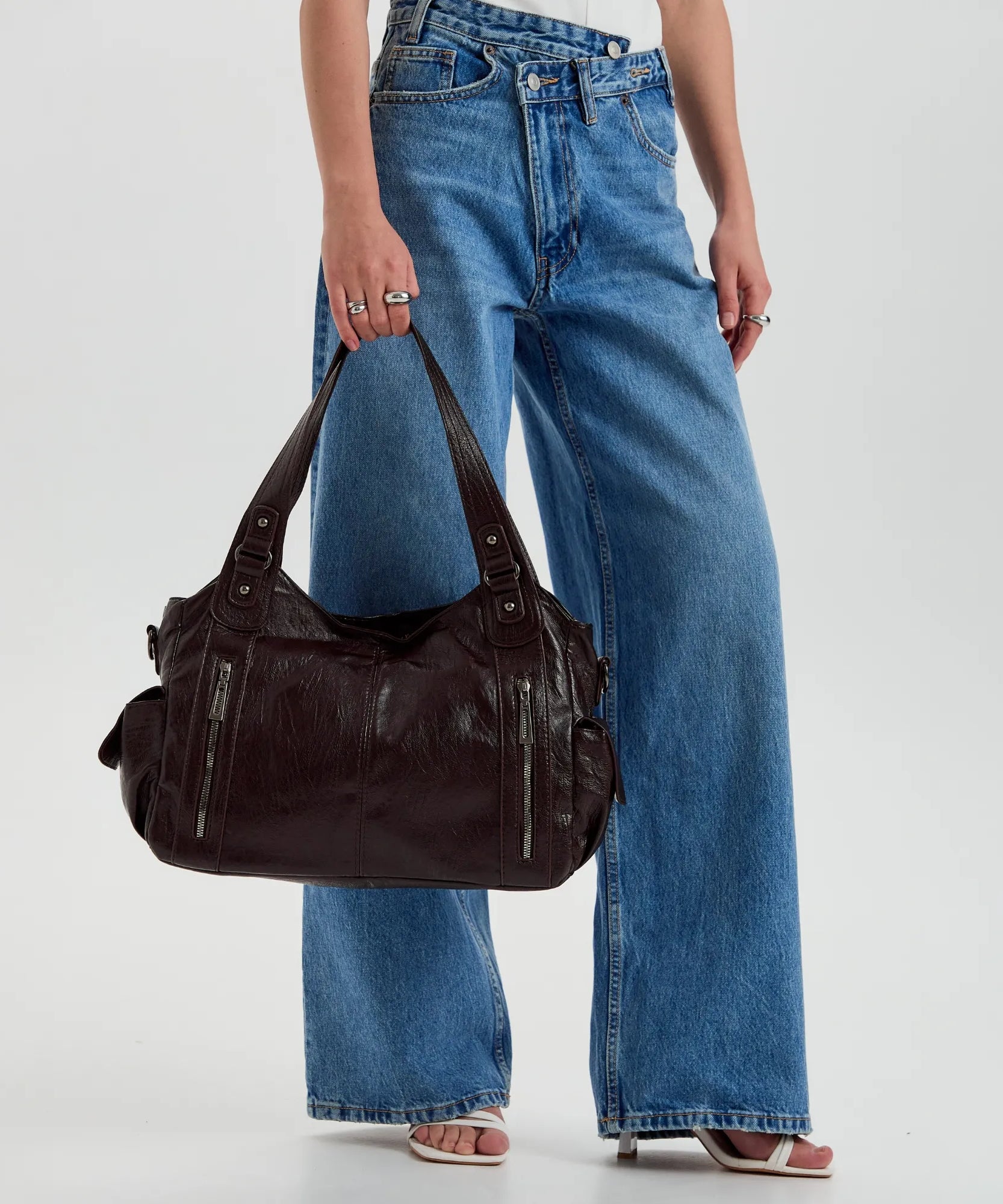 Launa Vegan Leather Crossbody Bag
