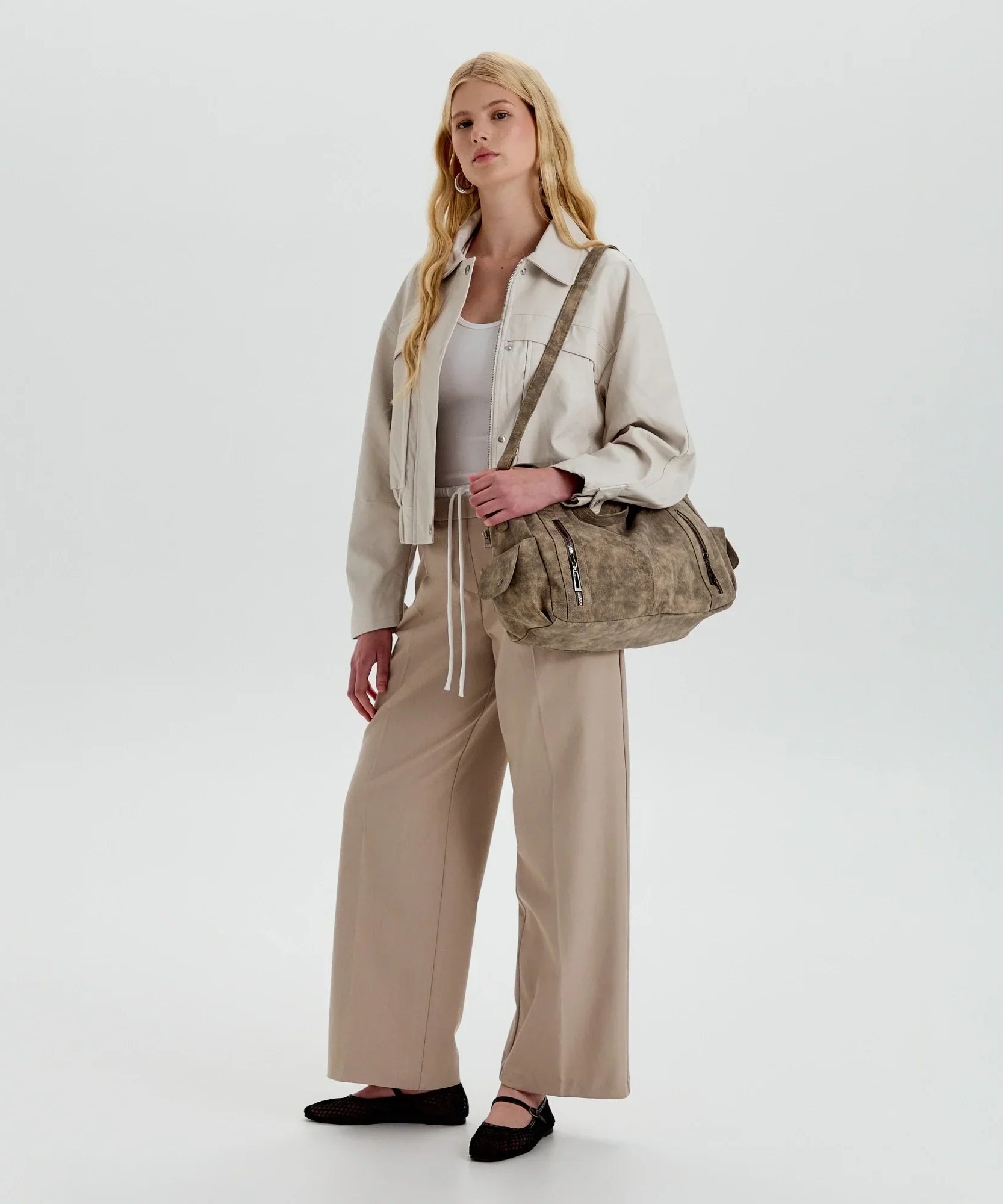 Launa Vegan Leather Crossbody Bag