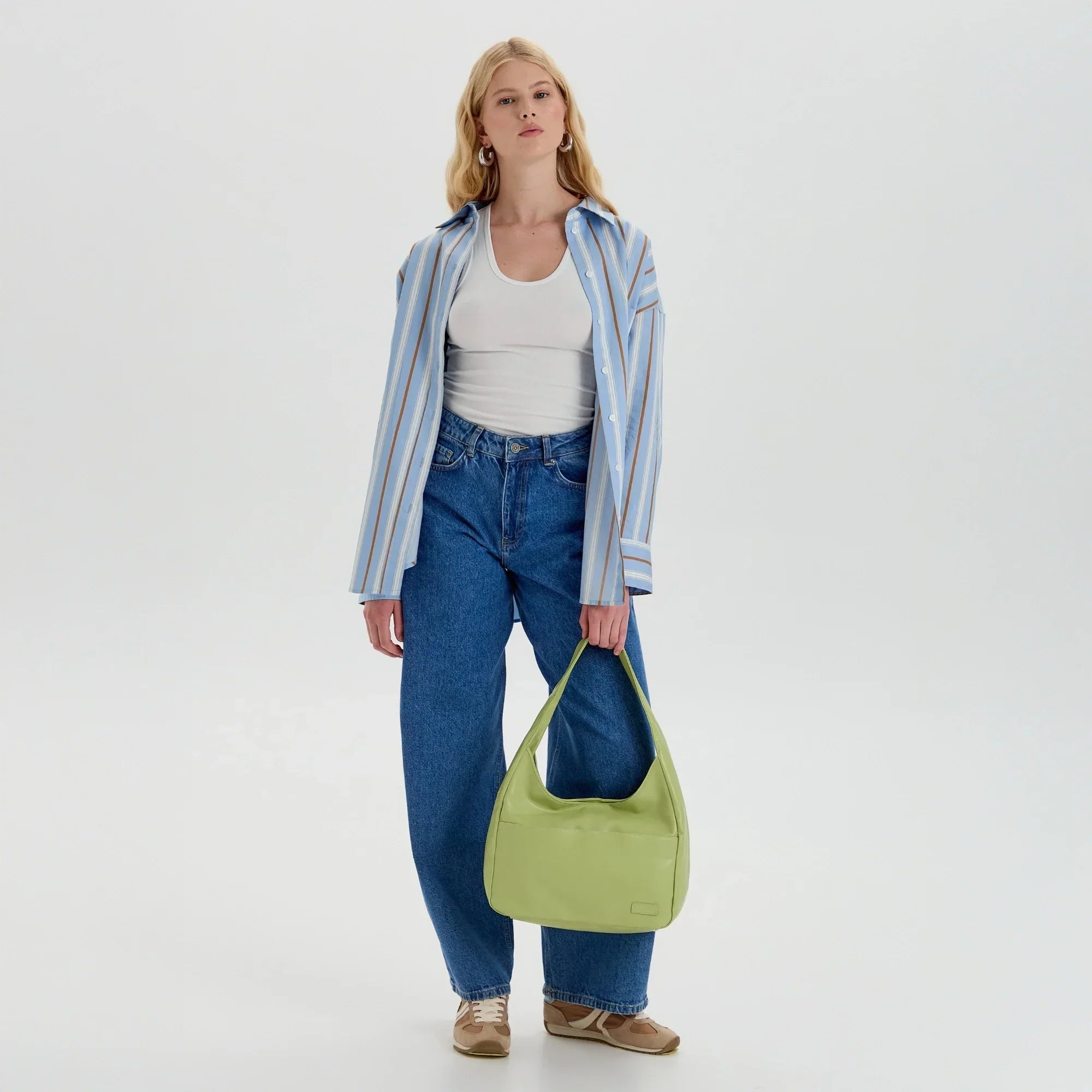 Lilya Vegan Leather Hobo Bag