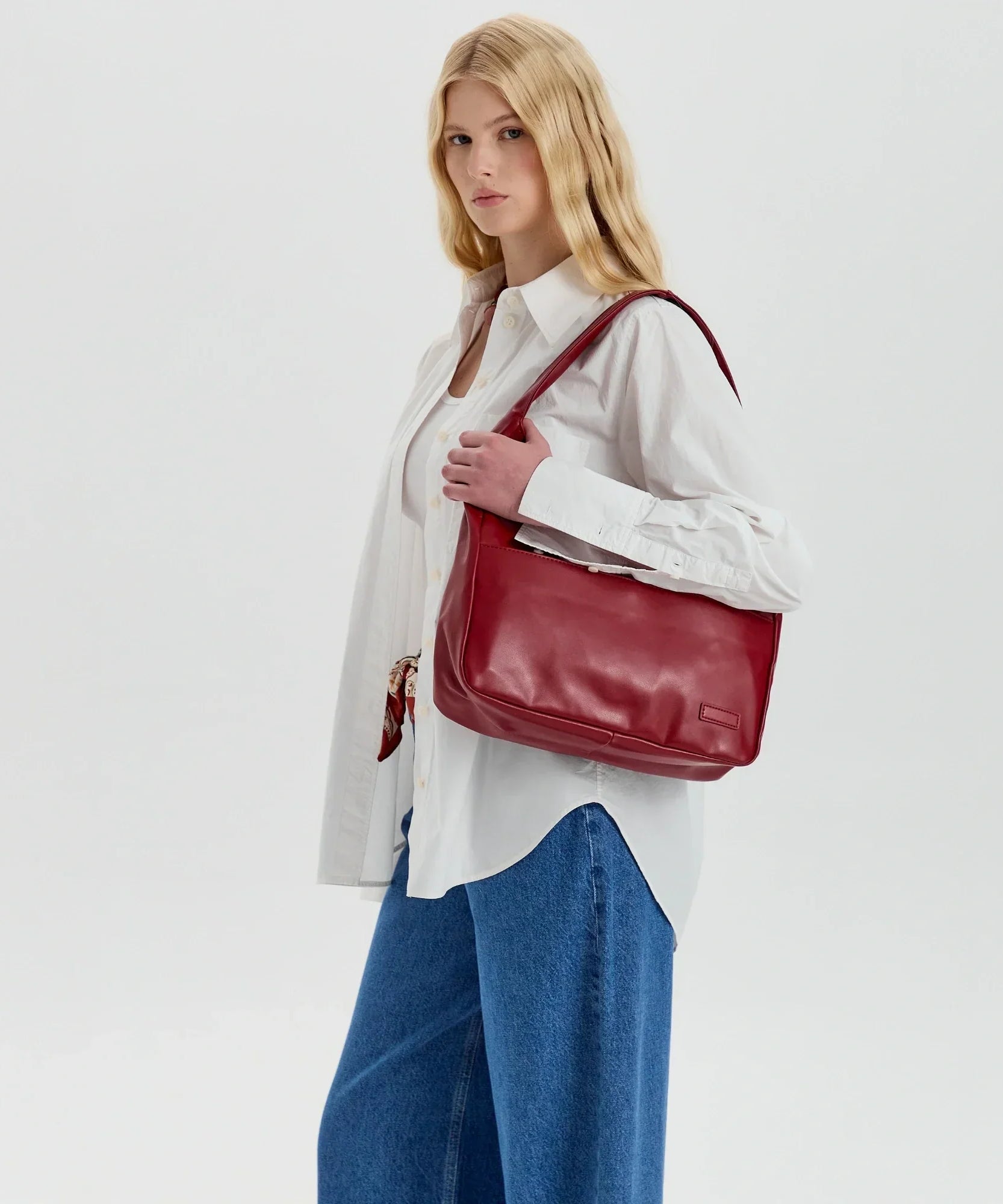 Lilya Vegan Leather Hobo Bag
