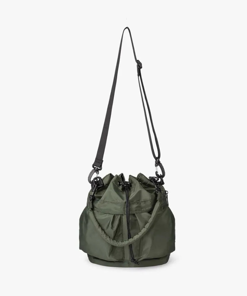 Bellance Vegan Leather Crossbody Bucket Bag