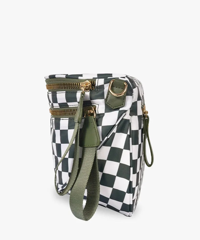 Valla Checkered Crossbody Bag