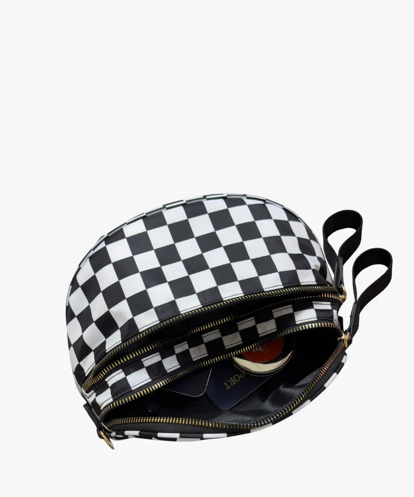 Valla Checkered Crossbody Bag