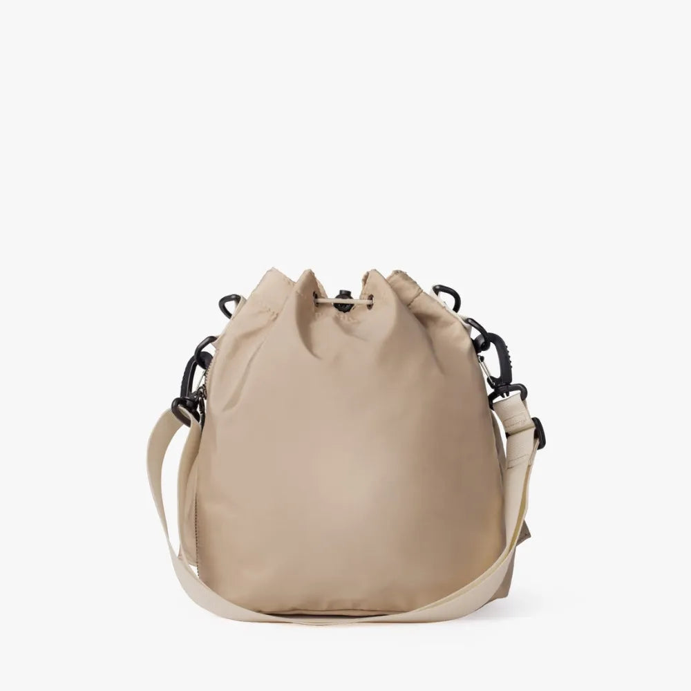 Bellance Vegan Leather Crossbody Bucket Bag