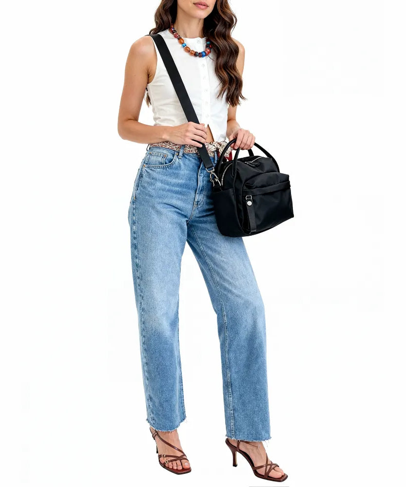 Lyona Vegan Leather Crossbody Bag