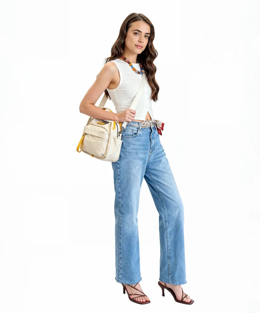 Lyona Vegan Leather Crossbody Bag