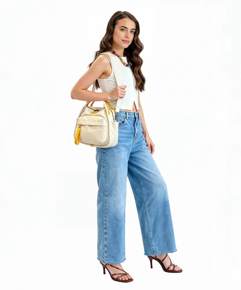Lyona Vegan Leather Crossbody Bag