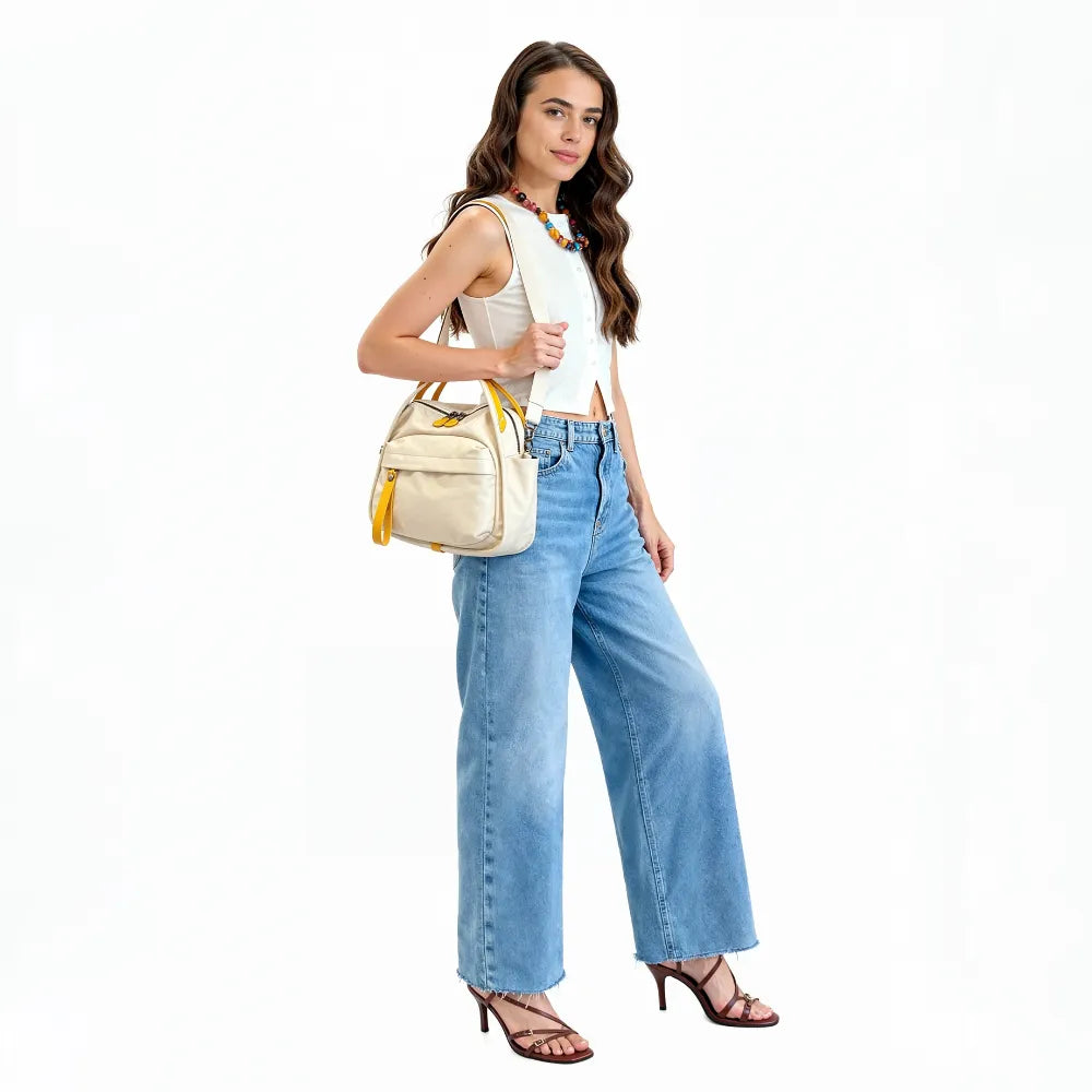 Lyona Vegan Leather Crossbody Bag