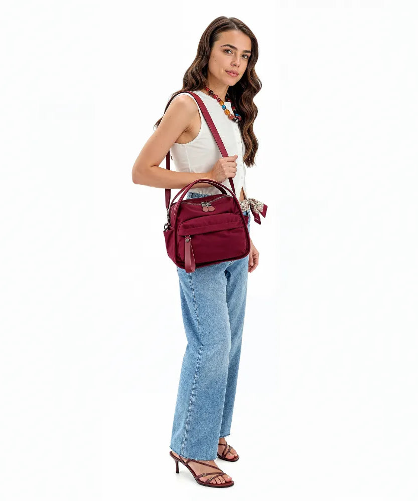 Lyona Vegan Leather Crossbody Bag