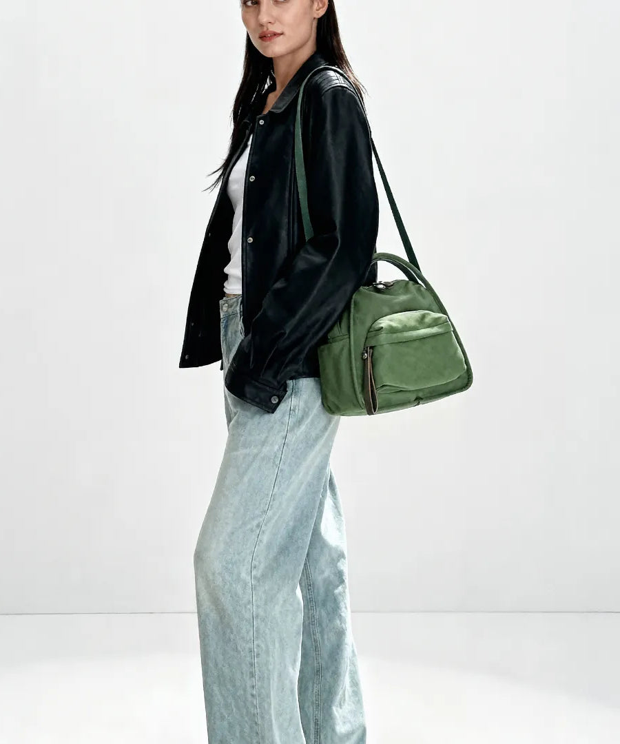 Lyona Vegan Leather Crossbody Bag