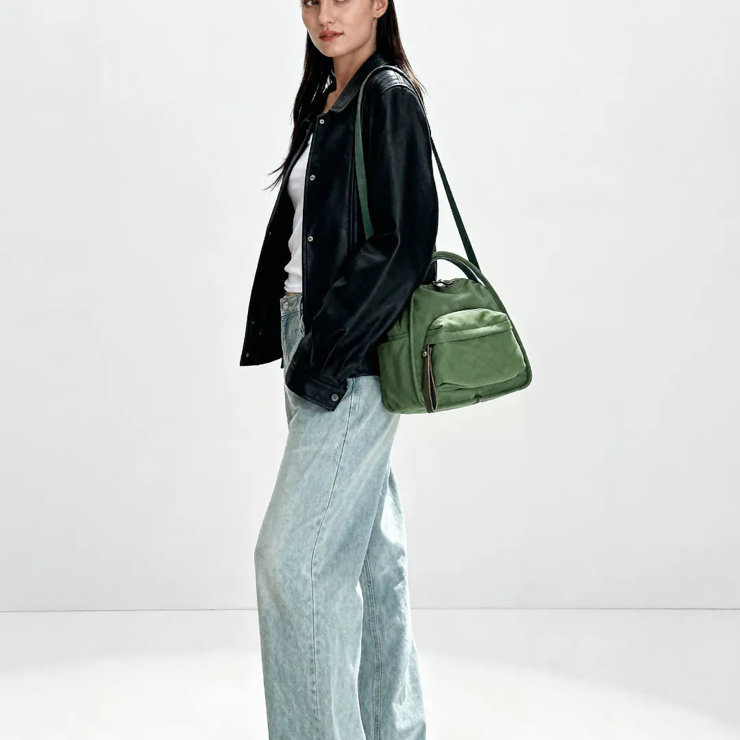 Lyona Vegan Leather Crossbody Bag