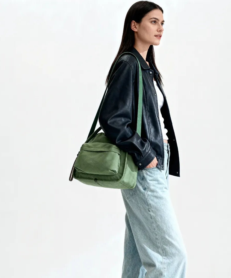 Lyona Vegan Leather Crossbody Bag