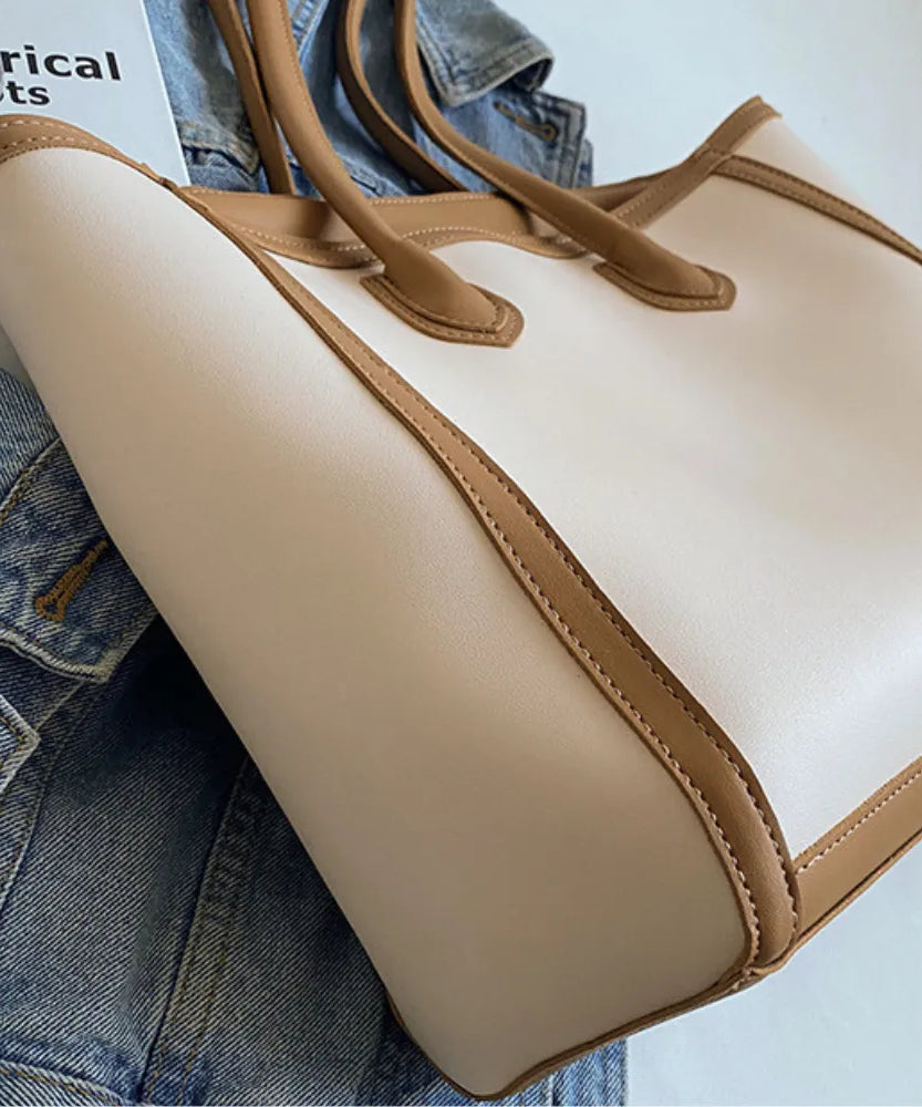 Clarvaux Vegan Leather Tote Bag