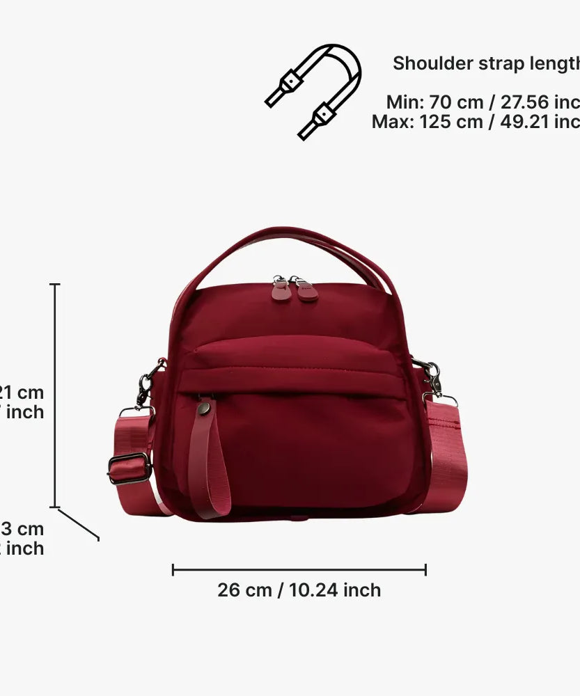 Lyona Vegan Leather Crossbody Bag