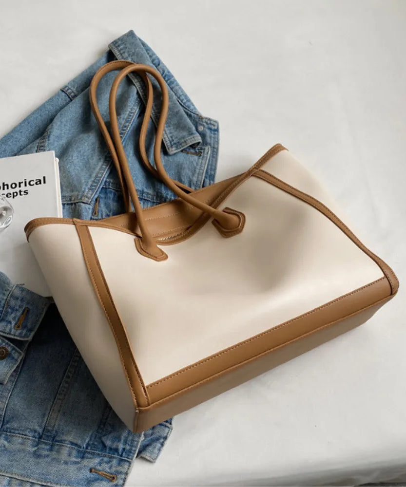 Clarvaux Vegan Leather Tote Bag