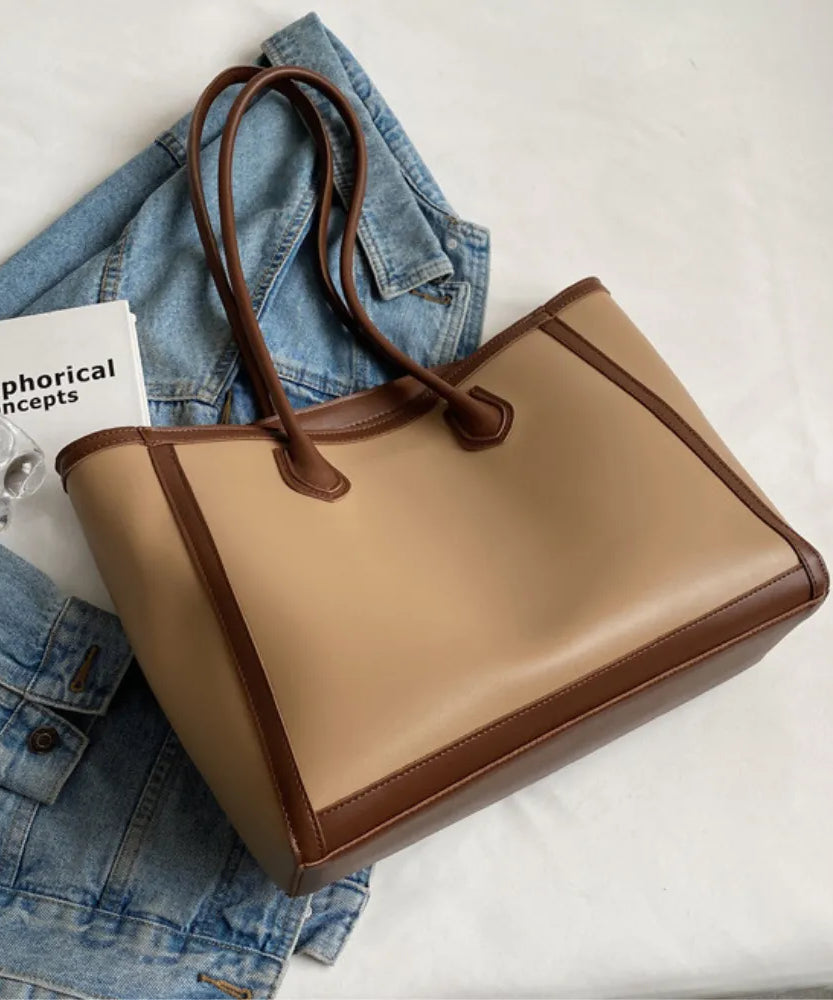 Clarvaux Vegan Leather Tote Bag