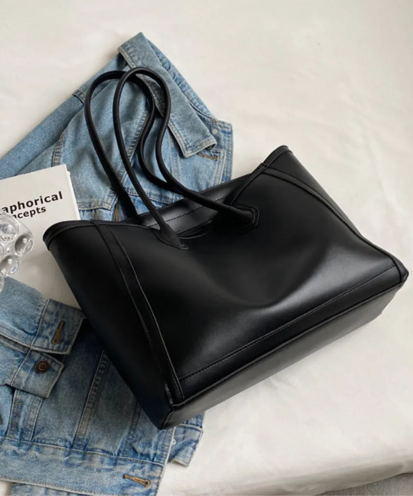 Clarvaux Vegan Leather Tote Bag
