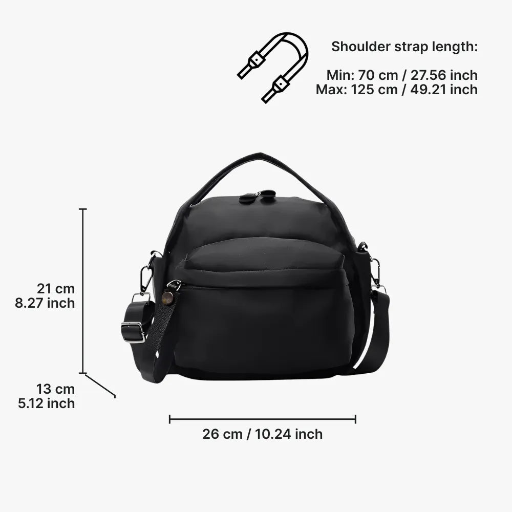 Lyona Vegan Leather Crossbody Bag