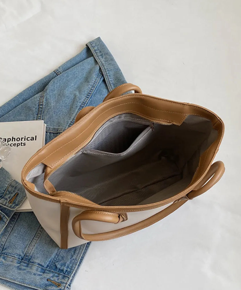 Clarvaux Vegan Leather Tote Bag