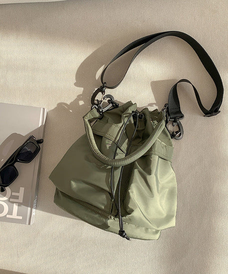 Bellance Vegan Leather Crossbody Bucket Bag