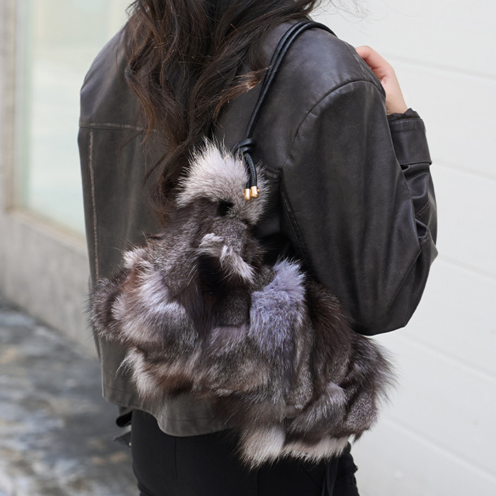 Auvréa Plush Fur Shoulder Bag