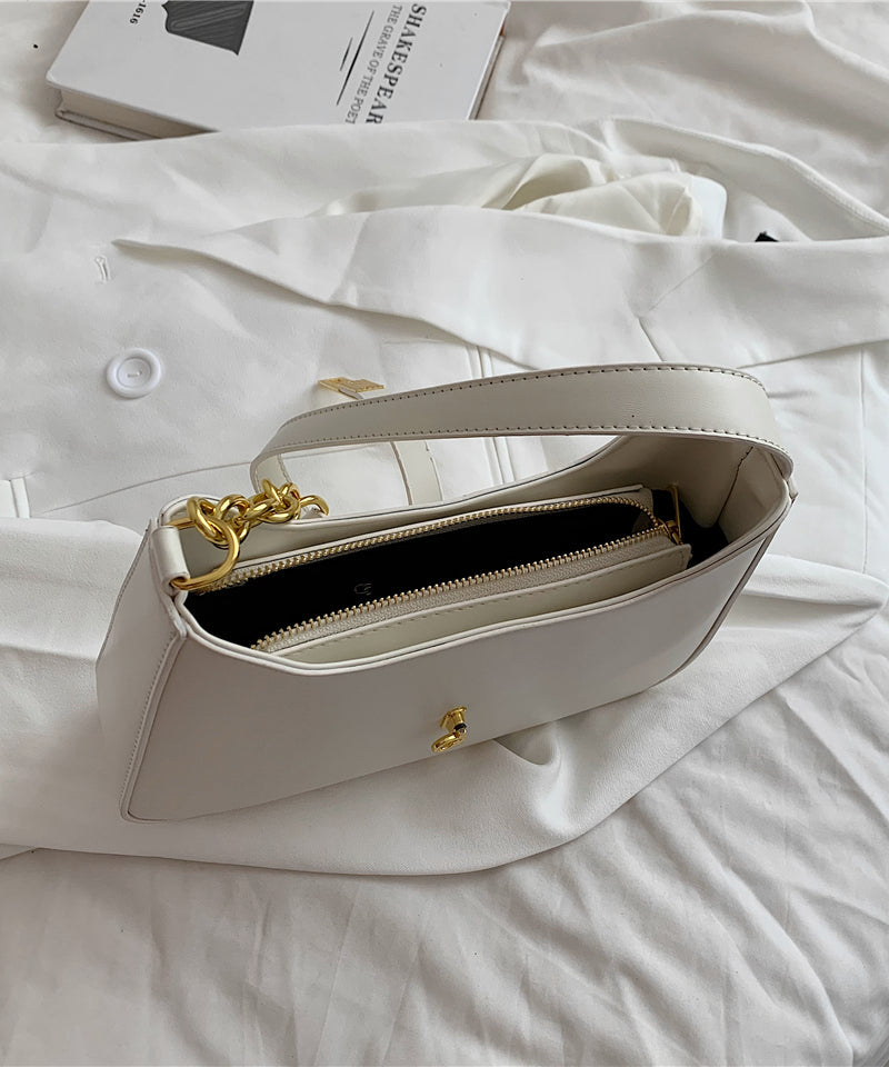 Allia Vegan Leather Shoulder Bag