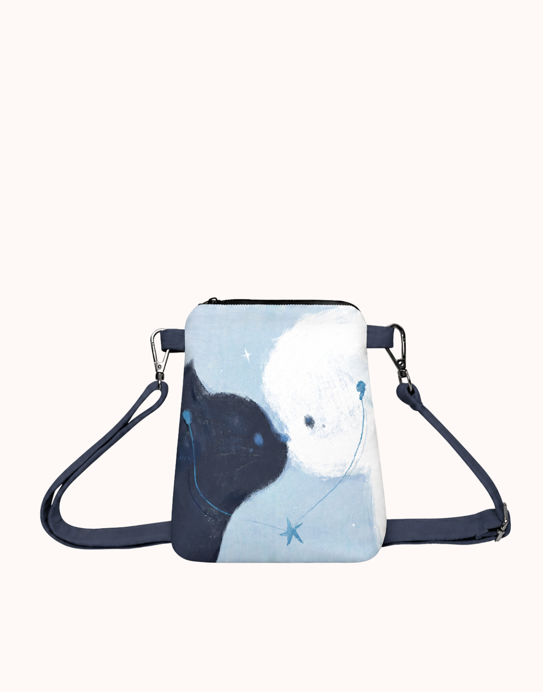 Canvas-Handytasche „Listening Together“