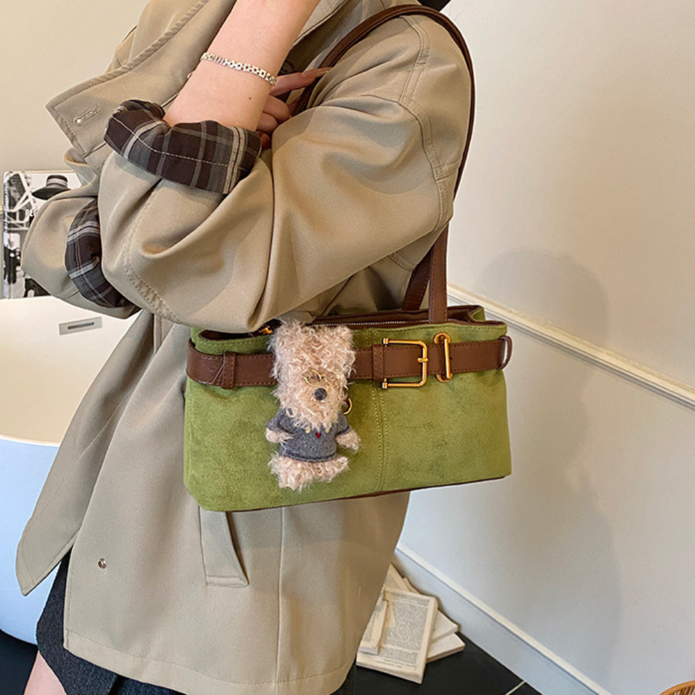 Lunéa Cat Charm Shoulder Bag