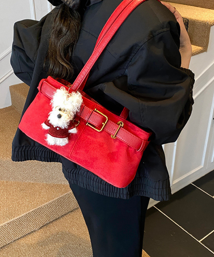 Lunéa Cat Charm Shoulder Bag
