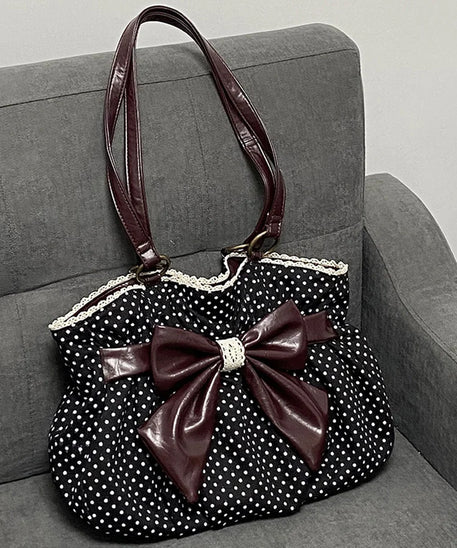 Shopper mit Ganache-Pünktchen