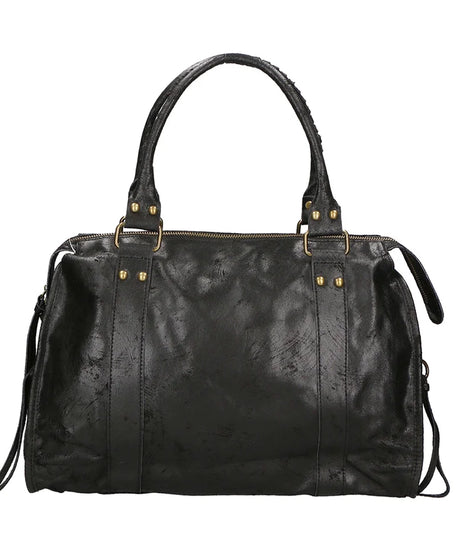 Throttle Studded Top-Handle Bag
