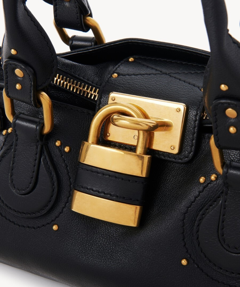 Sac Paddington en cuir grainé