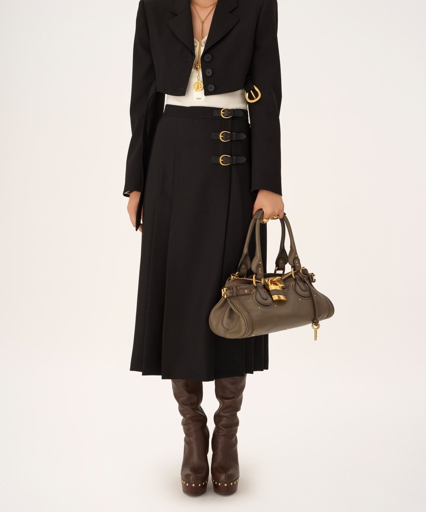 Sac Paddington en cuir grainé - 10