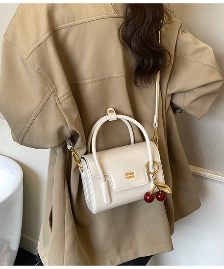 Cerise Cherry Charm Mini Handbag